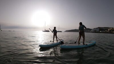 2h Sunset Paddle Board Session in Gran Canaria - The start: land theory, warm-up, and how you’ll actually stand