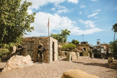 AIR SOFT Game Park - Protection and clothing: shoes are on you
