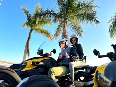 Can-am Ryker moto / buggy / quad Tour: Coast (Maspalomas) - Ryker Training: Twist-and-Go, Helmet On, Then Road Time