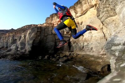 Coastering in Gran Canaria (Aquatic Route in the ocean cliffs) - Following the Coastal Route: Walks, Bridges, and Via Ferrata Style Movement
