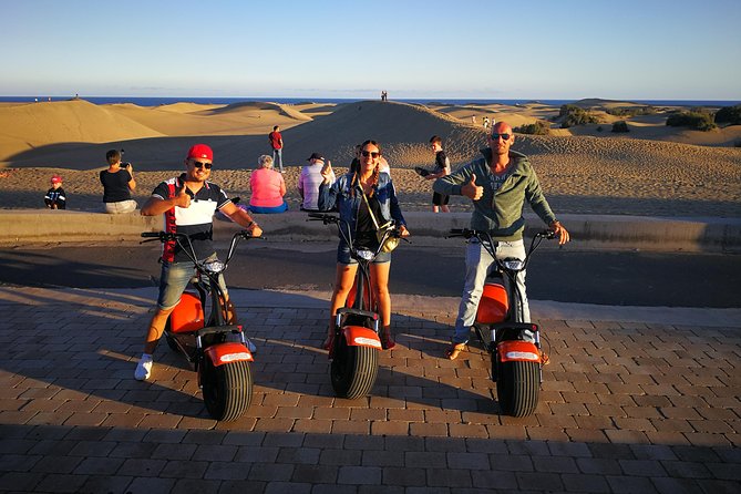 e-Scooter City Tour + Camel Ride inside Maspalomas Dunes - The guide and the small-group rhythm (max 6)