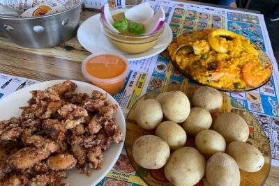 Electric Bike Panoramic South Coast Tour Optional Fishing Tapas - What you get at the food stop (and how fishing tapas fit in)