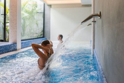 Entire Day Ticket at Perchel Beach Club with Spa Circuit - Callao Spa & Wellness Wet Circuit: Steam Bath, Sauna, and Leisure Pool