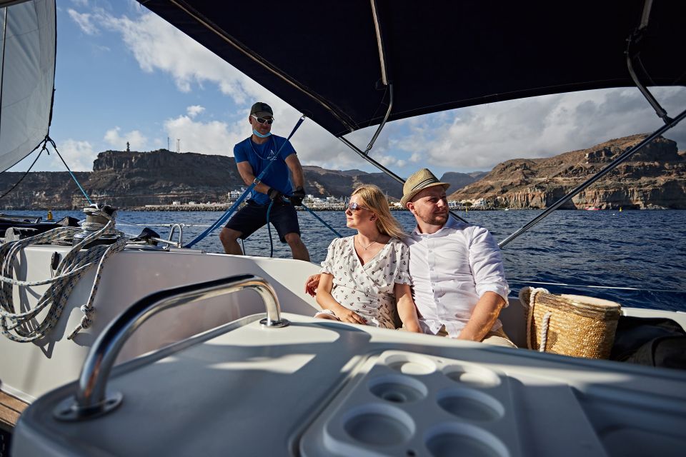 From Puerto de Mogán: Private Sailing Trip & Snorkeling - Crew time at the helm: from hoisting sails to steering