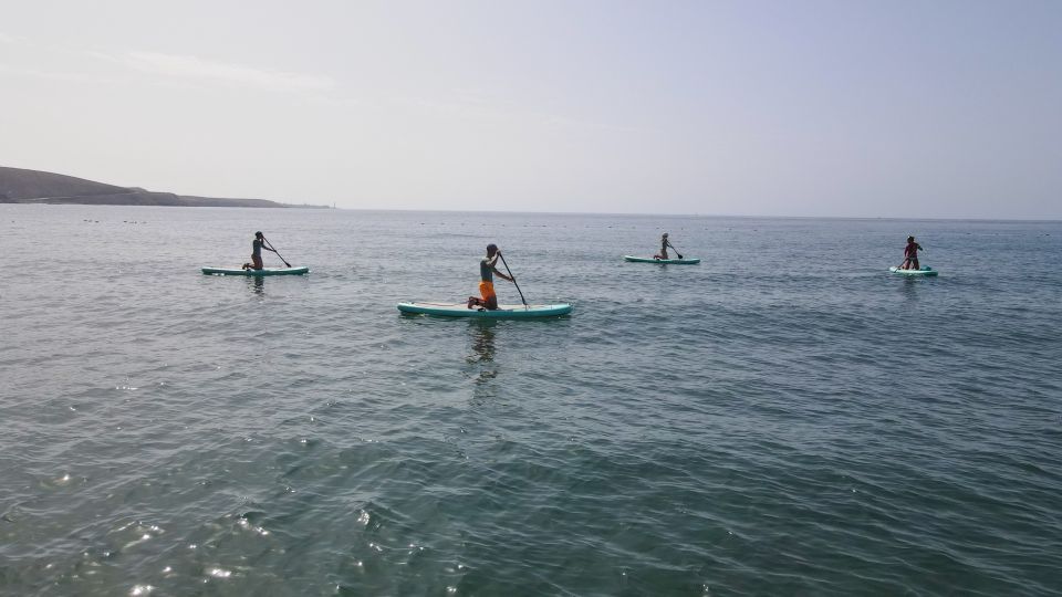 Gran Canaria : 2h Stand Up Paddle board lessons - The session flow: briefing, warm-up, then hands-on time on the water