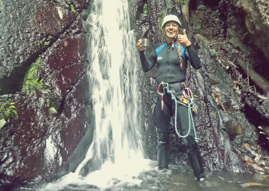 Gran Canaria: Canyoning Adventure in the Green Heart Jungle - First contact with canyoning: rock slides and waterfall techniques