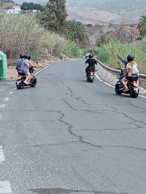 Gran Canaria: Los Pilancones Natural Park e-Scooter Tour - E-scooter cruising through Gran Canaria’s real countryside