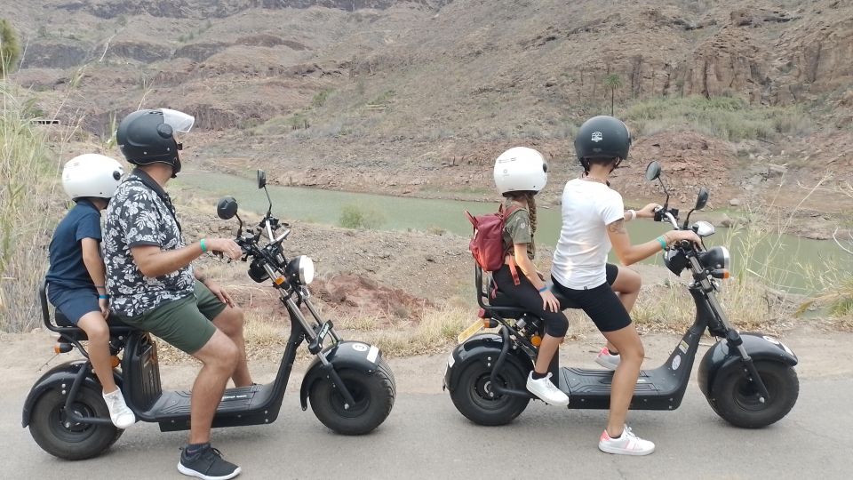 Gran Canaria: Los Pilancones Natural Park e-Scooter Tour - Maspalomas City area and dunes time without a bus-and-wait vibe