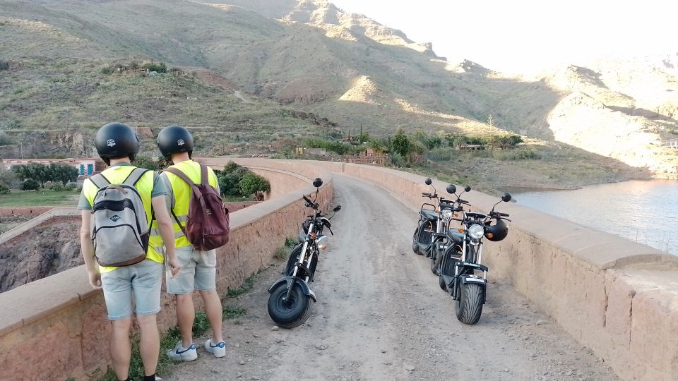Gran Canaria: Los Pilancones Natural Park e-Scooter Tour - Ayagaures dam and the downhill return that feels fast