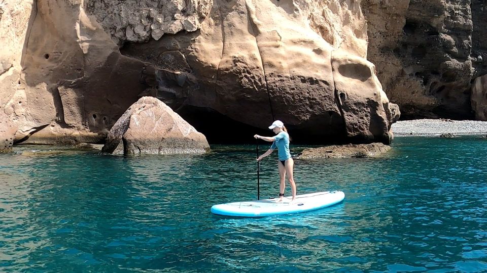 Gran Canaria : Stand Up Paddle (SUP) Tour - Meeting on the beach with SUP Fit Yoga and Mireie