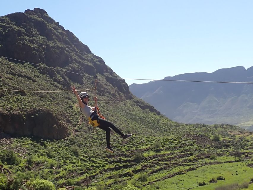 Gran Canaria: Zipline and Mountaineering Tour - Santa Lucía de Tirajana is more than a backdrop for beginners