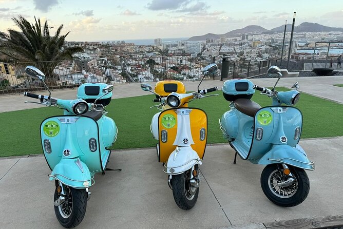 Guided Tour With Electric Moped - Las Coloradas viewpoints: Playa de Las Canteras in perspective