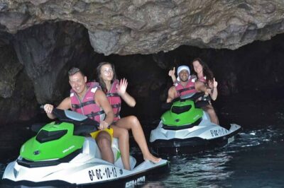 Jet Ski Safari in Puerto Rico - Getting to the Platform: Jet Ski or Boat Transfer