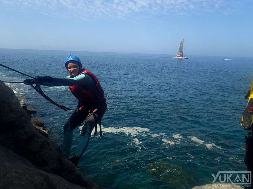Las Palmas: Coastering, Via Ferrata, Water Jumping & Snorkel - Via ferrata, suspension bridge, and abseiling: what you’re signing up for