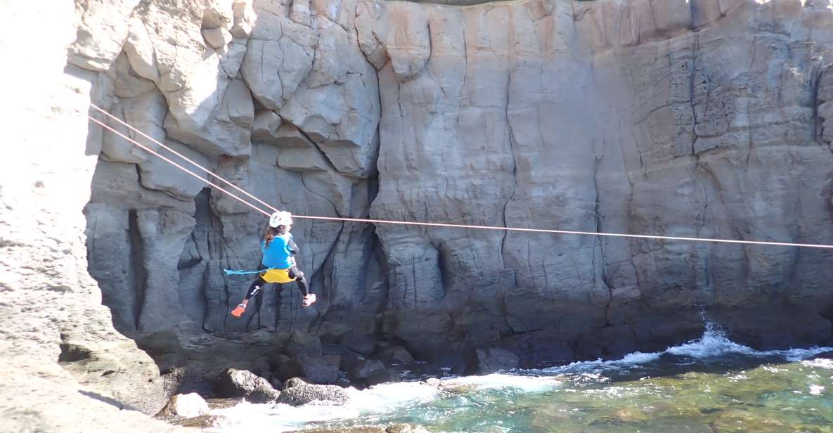 Las Palmas: Coastering, Via Ferrata, Water Jumping & Snorkel - The Mogán cliff walk: panoramic views with real movement