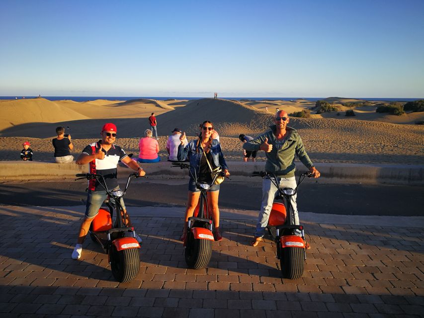 Maspalomas: 2-Seater E-Scooter Dunes Tour with Camel - Optional camel safari: 30 minutes that feel classic without taking over