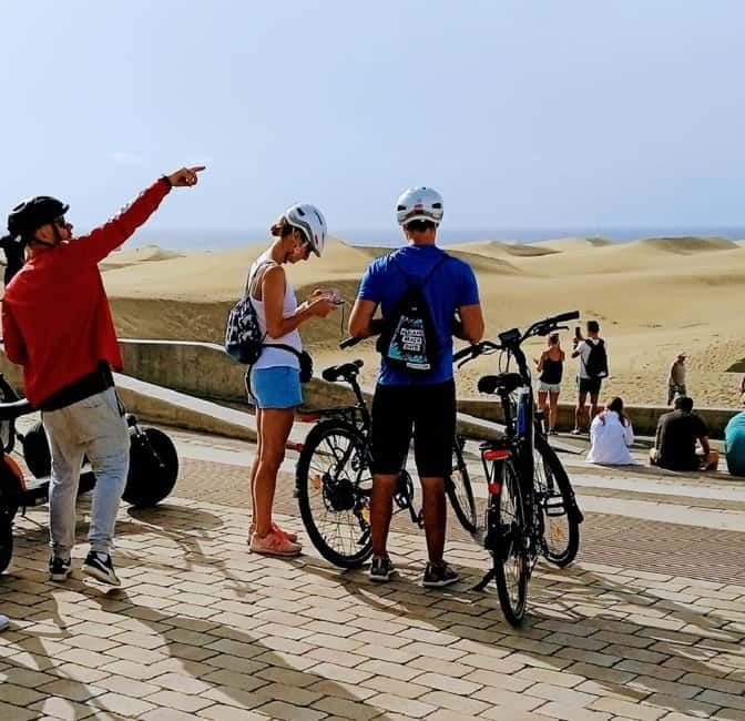 Maspalomas: E-Bike Sightseeing Sunset Tour or Morning Tour - Where you meet and what to expect from the ride