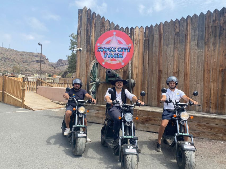 Maspalomas: E-Scooter or E-Bike Tour+Western Town Sioux City - Key points before you go