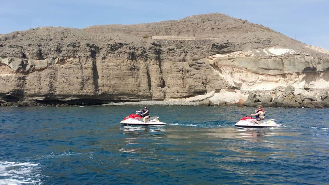 Maspalomas: Jetski Safari 60 Minutes - Free Pick Up - On the Water in a Small Group: Jetskis, Instructor Control, and Switchable Turns