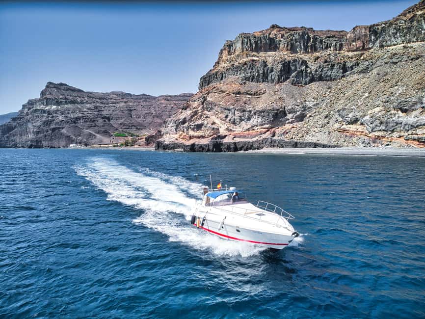 Puerto de Mogán: Private yacht up to 10 persons - Playa de Güigüí: the last swim stop before heading back