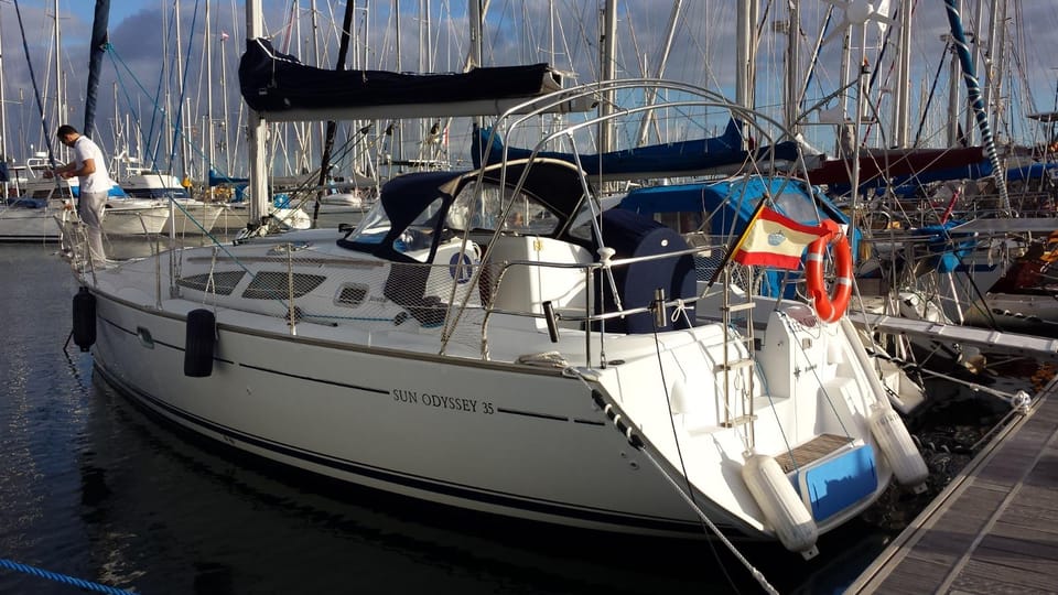 Puerto Rico: Sailing excursion with swim, drinks and tapas. - From Maspalomas pickup to the marina: how the timing really works