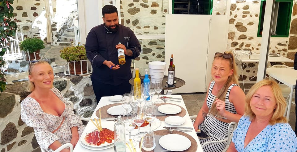 Spanish Cured Meats & Wine Tasting Tour in Mogan - Iberian cured meats: ham, chorizo, salchichón in a real tasting sequence