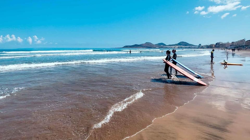 Surf lessons in Las Canteras Beach - Safety on the Beach: How This Lesson Keeps Beginners Confident