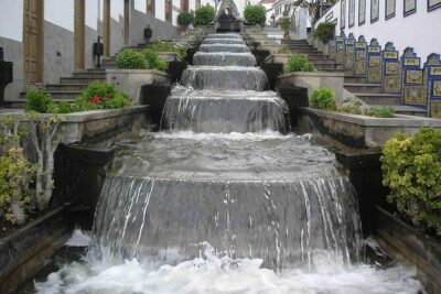 Tour to Guayadeque, Firgas, Fataga - VIP - Firgas’ Waterfall Fountain and Tile Benches: A Quick Hit With Character