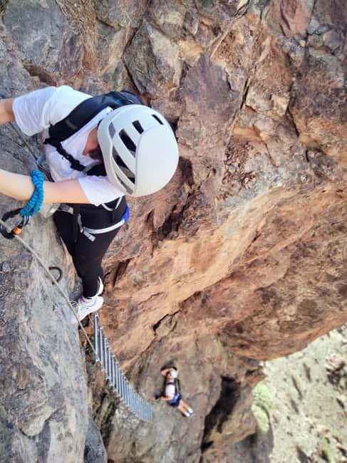 Via Ferrata - Klettersteig Gran Canaria: Rocky Mountains - The Gran Canaria desert rock country: what you’ll notice while you climb
